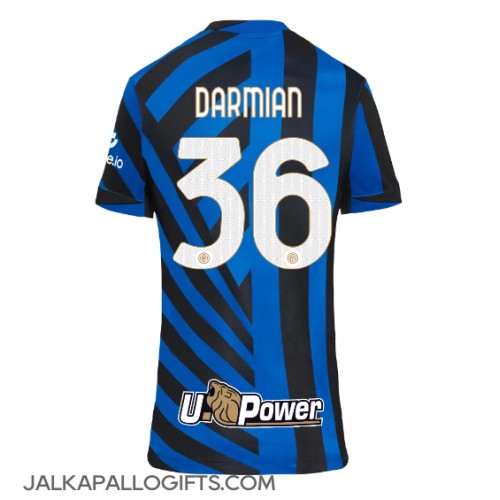 Inter Milan Matteo Darmian #36 Kotipaita Naiset 2024-25 Lyhythihainen